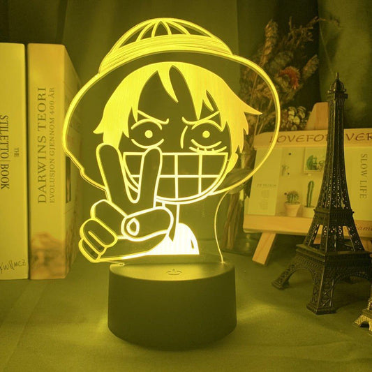 One Piece Luffy Funko 3D LED-0